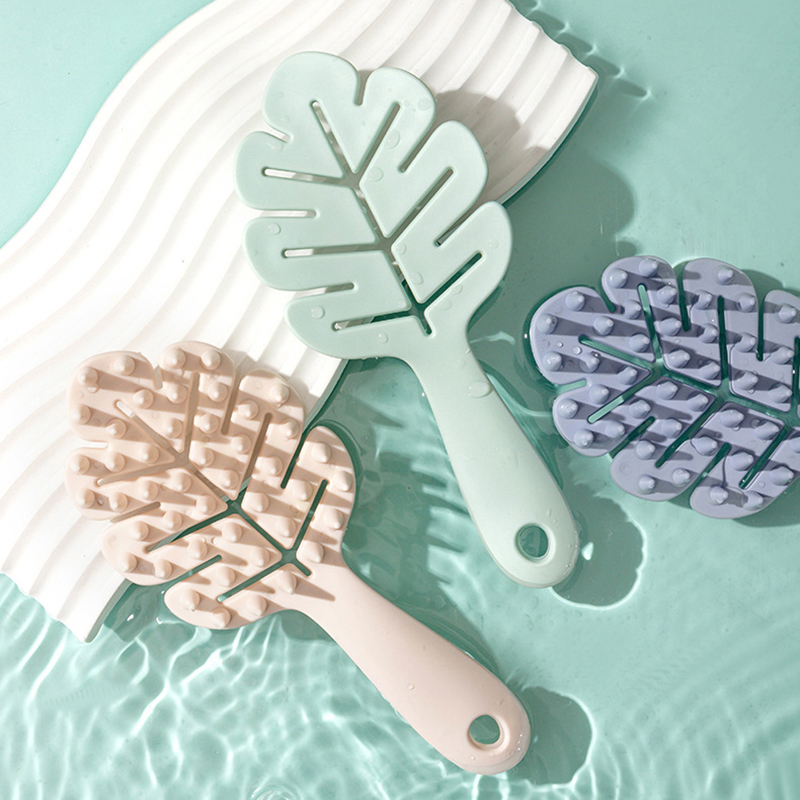 Leaf Shape Silicone Shampoo Br - Hair Spa Wellness 리뷰 및 가격