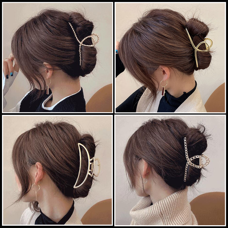 Simple Metal Hollow Out Geomet - Hair Spa Wellness 리뷰 및 가격