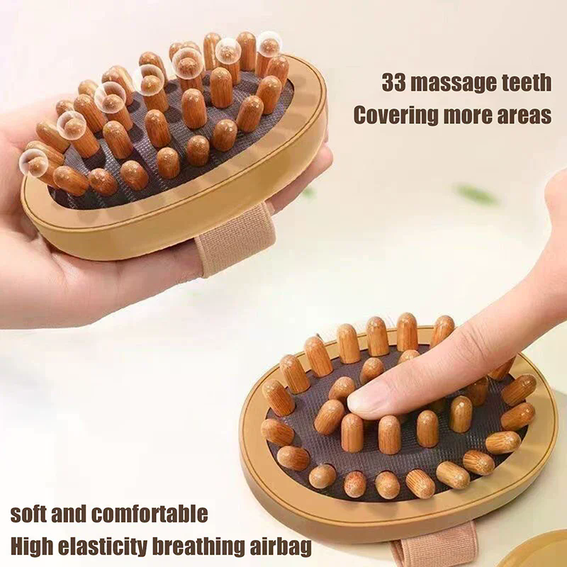 Handheld Wooden Body Massage B - Dry Brush Body 리뷰 및 가격