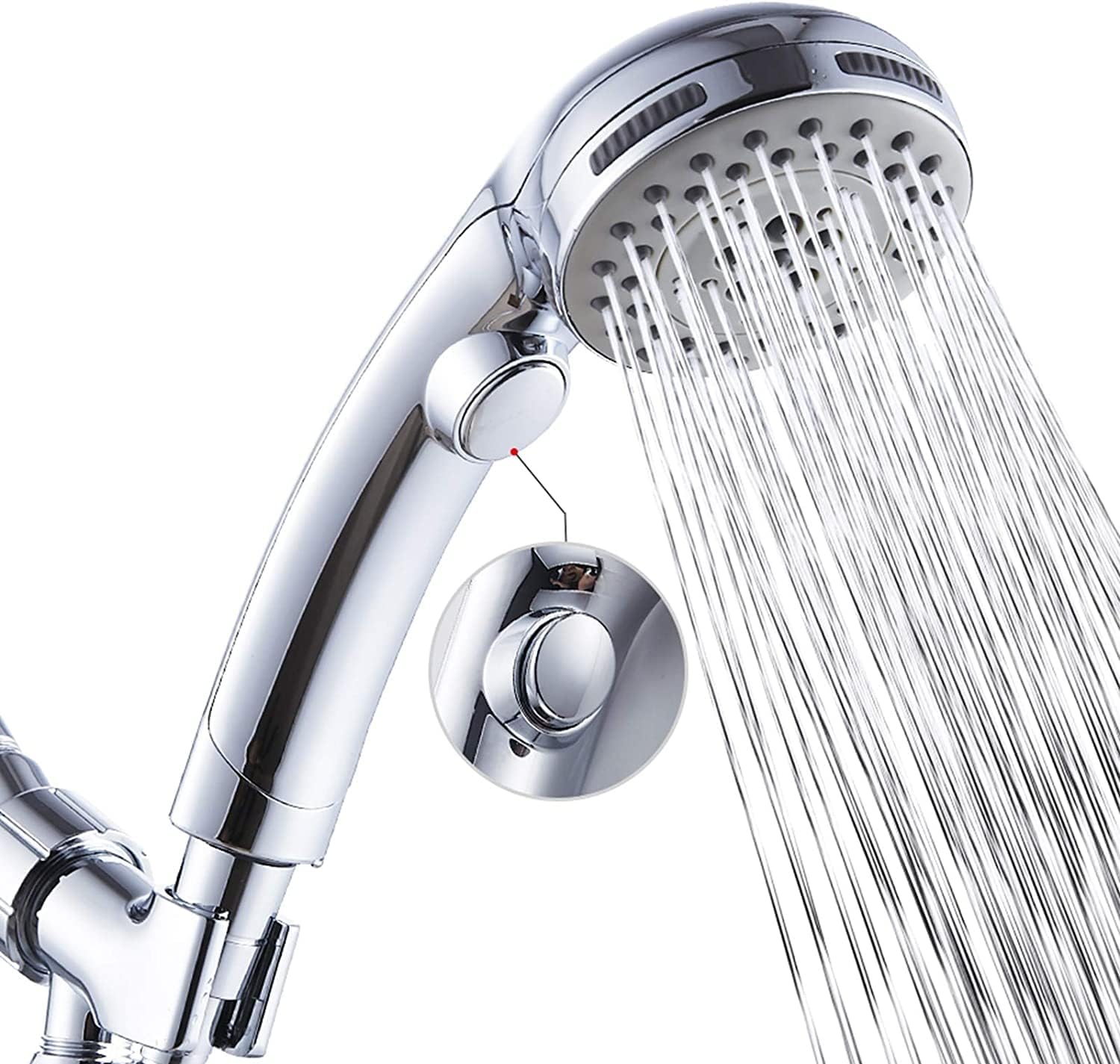 High Pressure Shower Head with - Spa & Wellness Jura Resort Centre De Loisirs Des Franches Montagnes 리뷰 및 가격