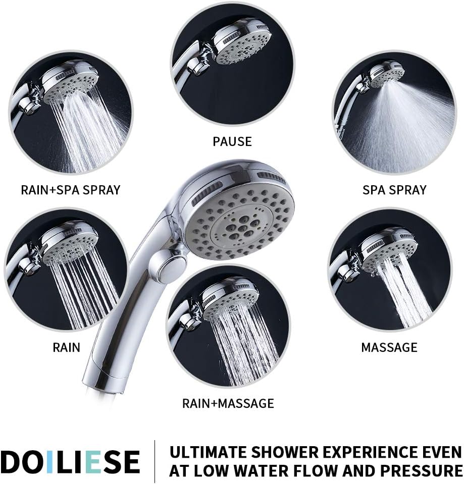High Pressure Shower Head with - Spa & Wellness Jura Resort Centre De Loisirs Des Franches Montagnes 리뷰 및 가격