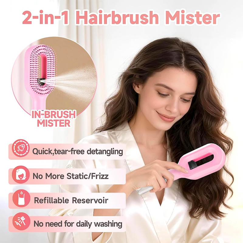 2 in 1 Sprayer Hairbrush Detan - Hair Spa Wellness 리뷰 및 가격