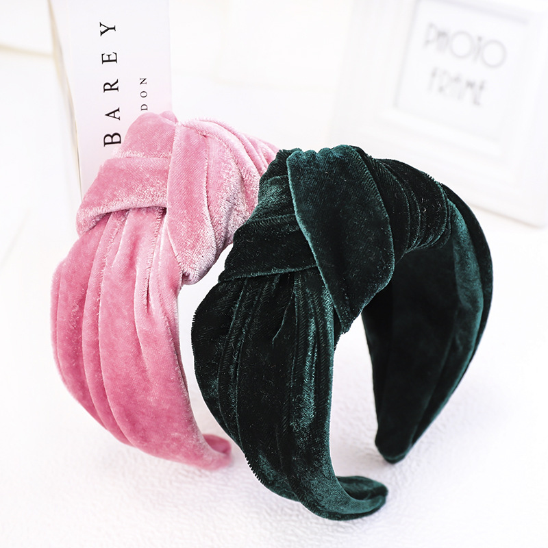 Knotted Velvet Bezel Women Hea - Hair Spa Wellness 리뷰 및 가격