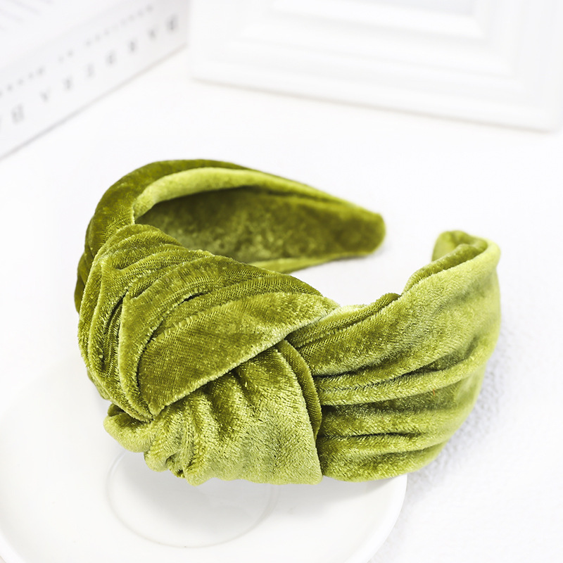 Knotted Velvet Bezel Women Hea - Hair Spa Wellness 리뷰 및 가격