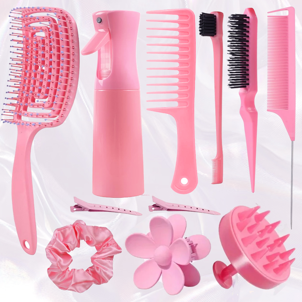 11 pcs Hair Brush Set, Detangl - Dry Brush Body 리뷰 및 가격