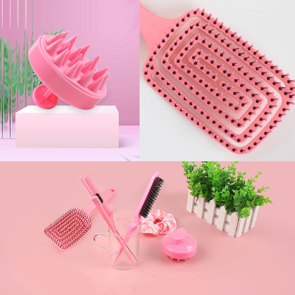 11 pcs Hair Brush Set, Detangl - Dry Brush Body 리뷰 및 가격